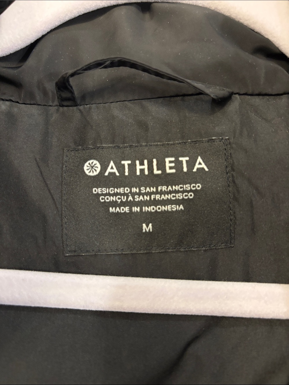 Athleta Black Ruched-Sleeve Bomber Jacket - Picture 2 of 6